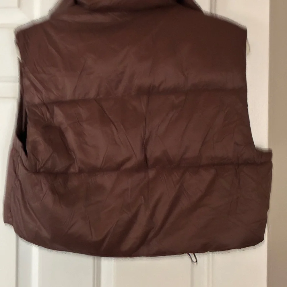 Seta‎ T Crop Brown Puffer Jacket Sz M EUC